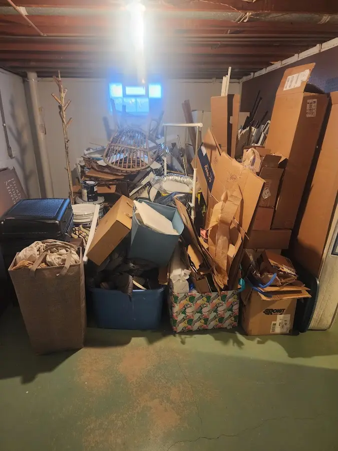 Roll-off dumpster container at job site for Yard Waste Dumpster Rental in Pensacola Station